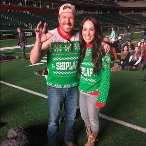 Fixer Upper Shiplap Ugly Christmas Sweater